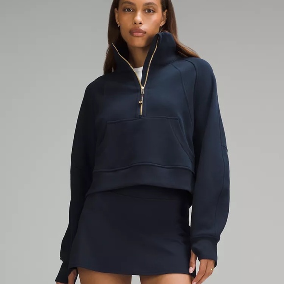 lululemon athletica Sweaters - Lululemon Scuba Oversized Funnel-Neck Half Zip